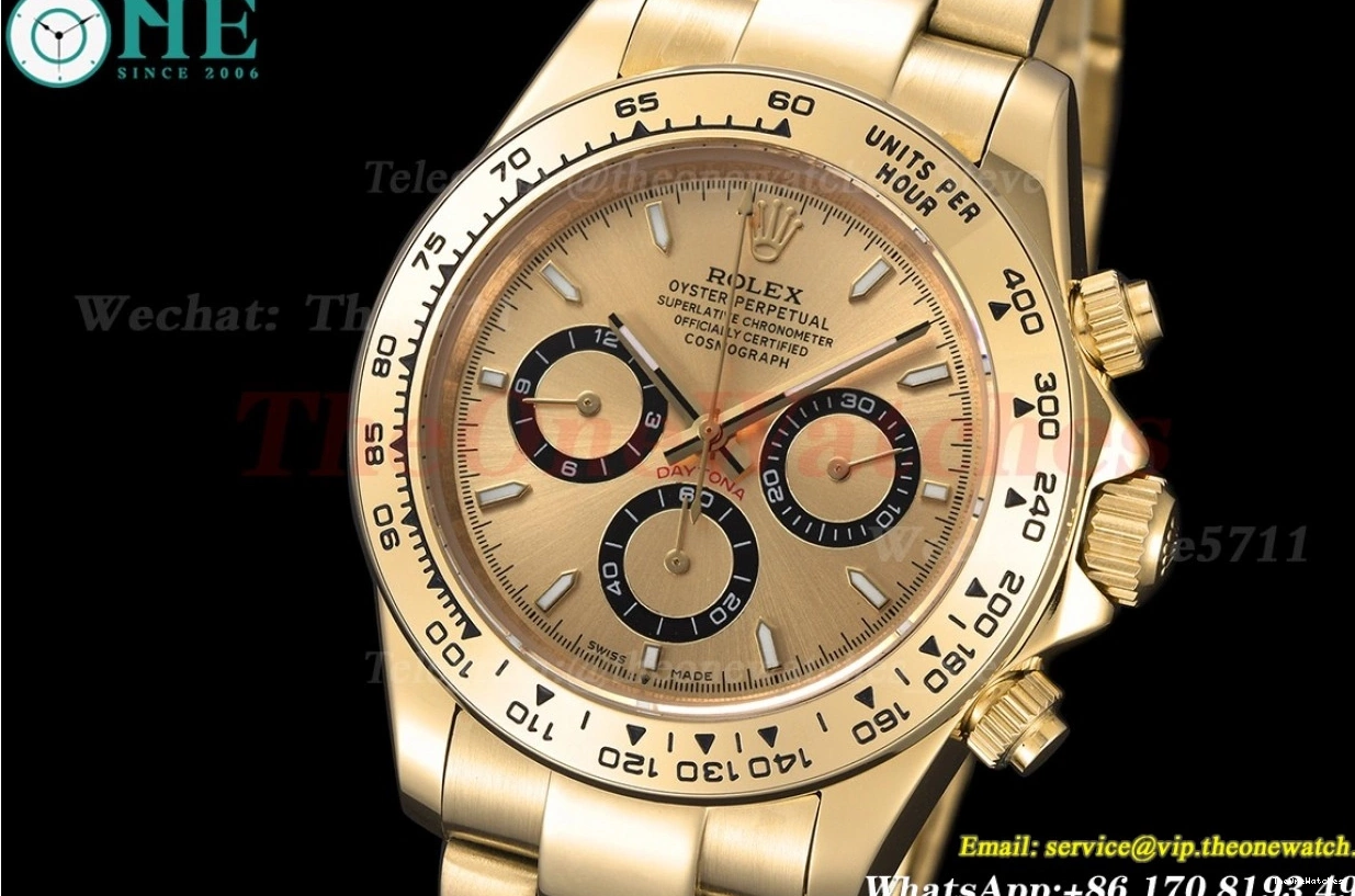 YG GDF Dial Gold 40mm YG Daytona A3836 0303
